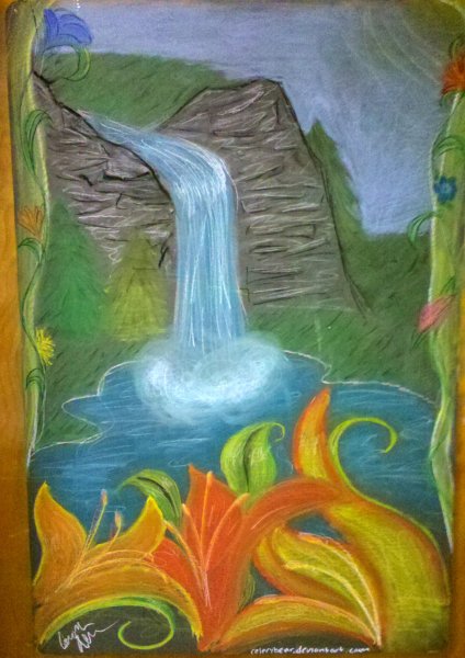 Водопад мультяшный