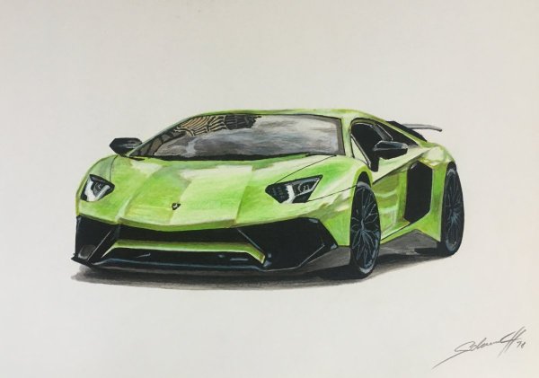 Ламборгини для рисования