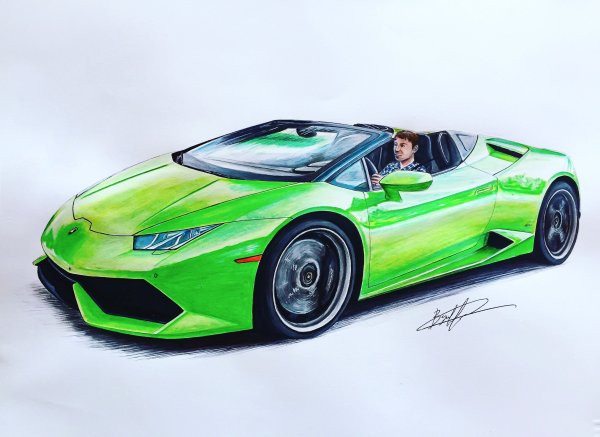 Нарисовать авто