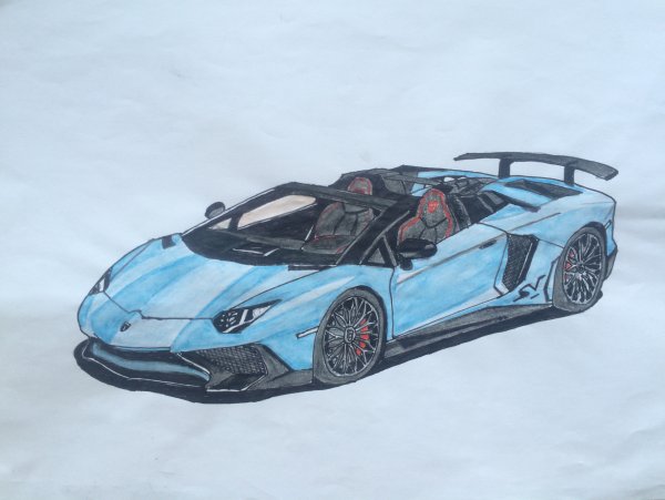 Ламборгини для рисования