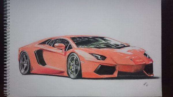 Рисование Lamborghini