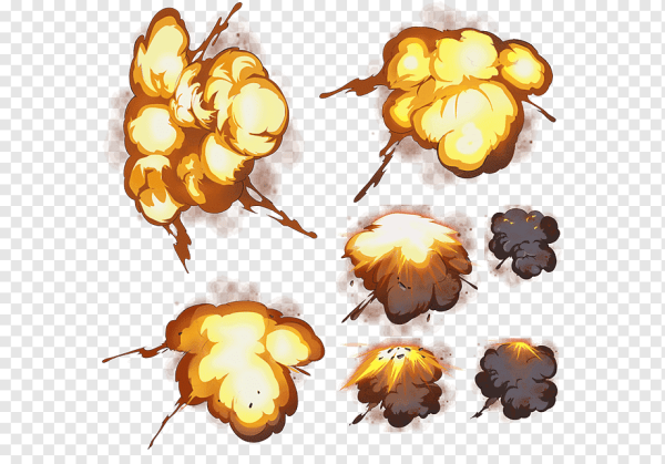 Взрыв нарисованный