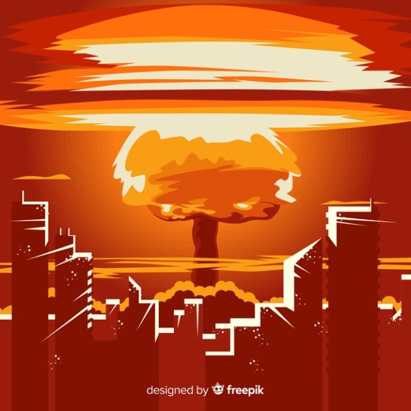 Нарисовать ядерный взрыв