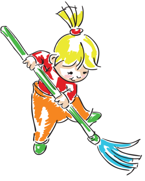 Дети помощники клипарт