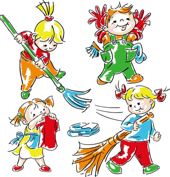 Мамины помощники на прозрачном фоне