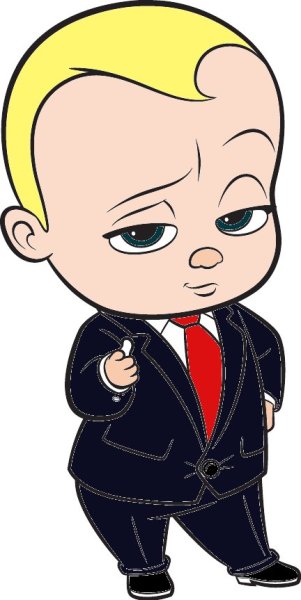 Босс молокосос векторный