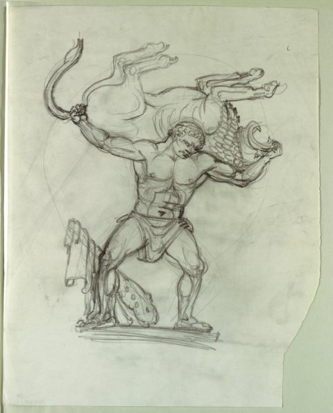 Геркулес раскраска