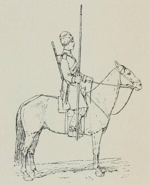 Рисование казака на лошади