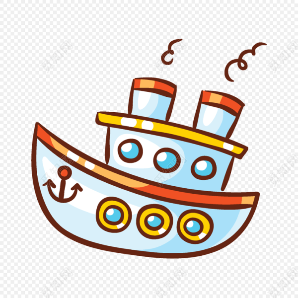 Кораблик мультяшный