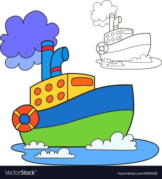 Пароход для детей