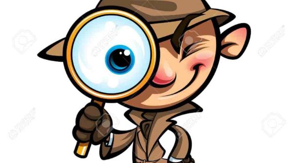 Прикольный с лупой Холмс