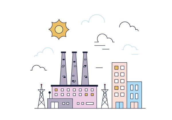 Нарисованный завод