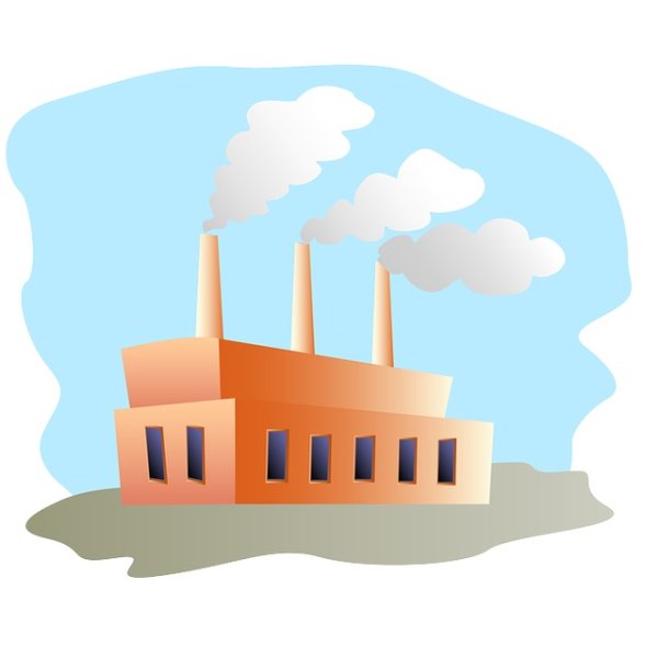 Завод рисунок