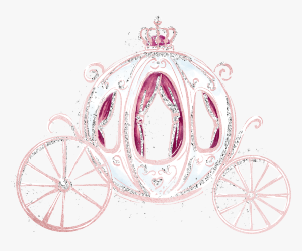 Раскраска принцесса в карете