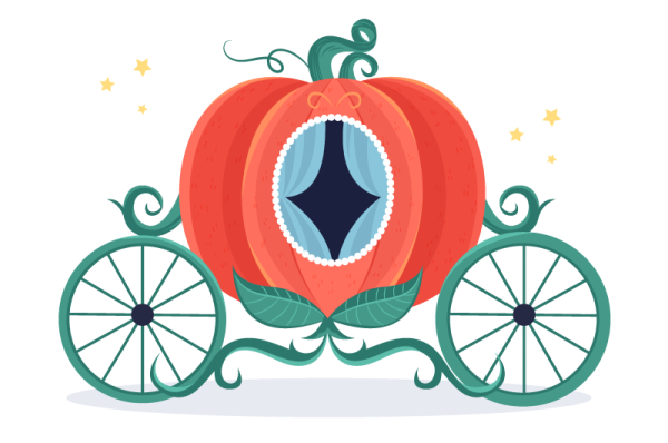 Трафарет красивой кареты