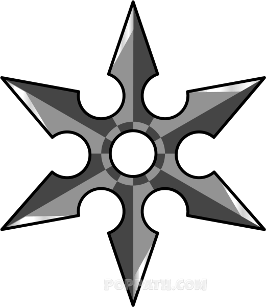 Наруто сюрикен вектор