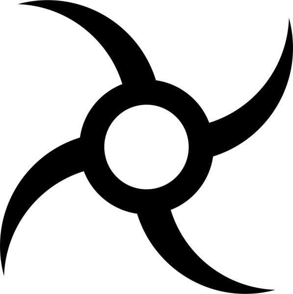 Сюрикен раскраска