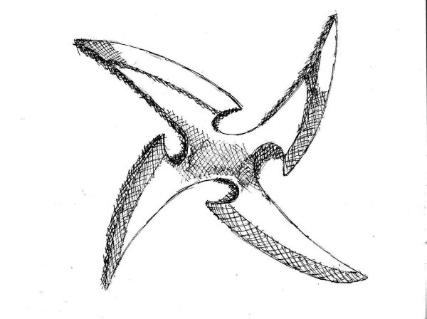 Чертежи сюрикенов