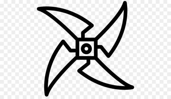 Раскраска оружие ниндзя