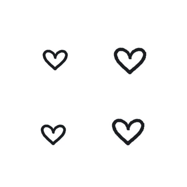 Маленькое черное сердечко