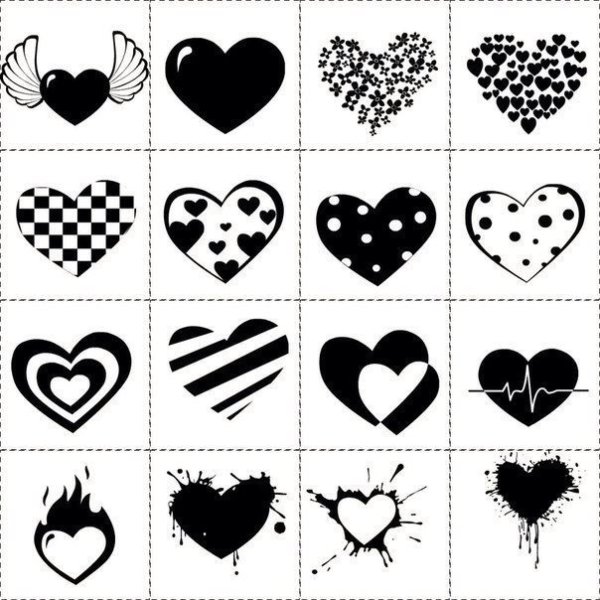 Наклейки для девочек черно белые