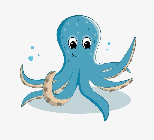 Мультяшные Осьминожки