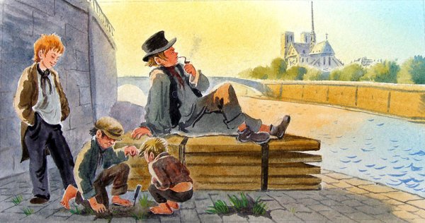 Художник иллюстратор Michel Thomas