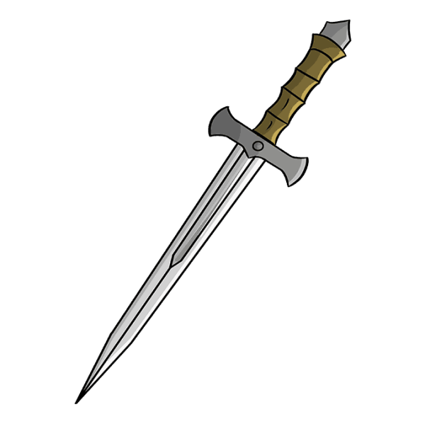 Кинжал мультяшный