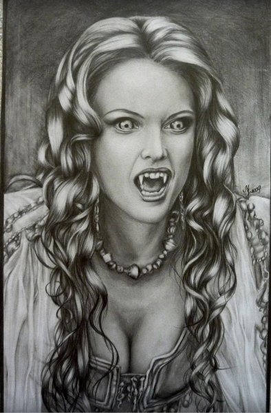 Девушка вампир