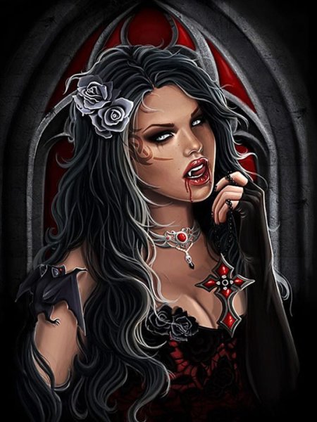 Вампир рисунок