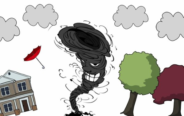 Ураган рисунок