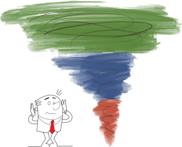 Ураган иллюстрация