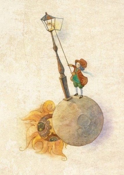 Маленький принц Планета фонарщика