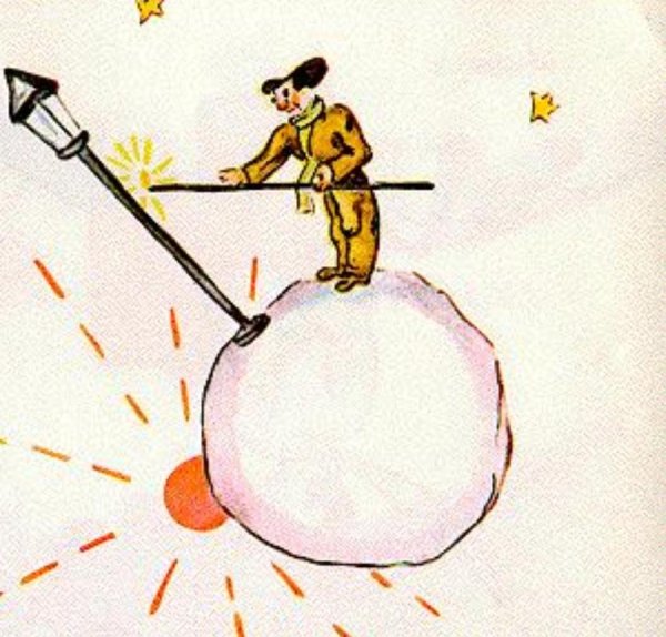 Маленький принц Планета фонарщика