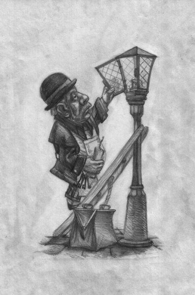 "Фонарщик", Пауль Фишер.