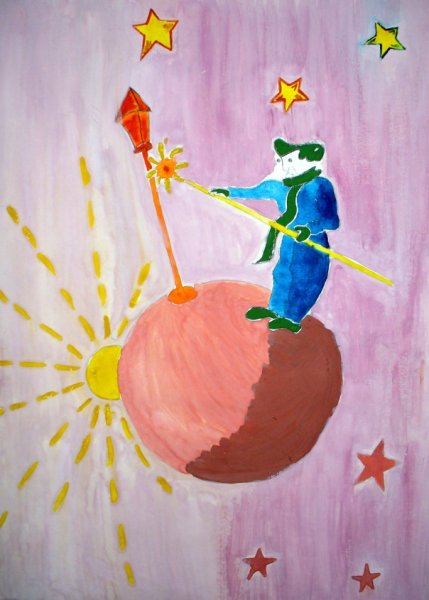 Планета фонарщика из маленького принца