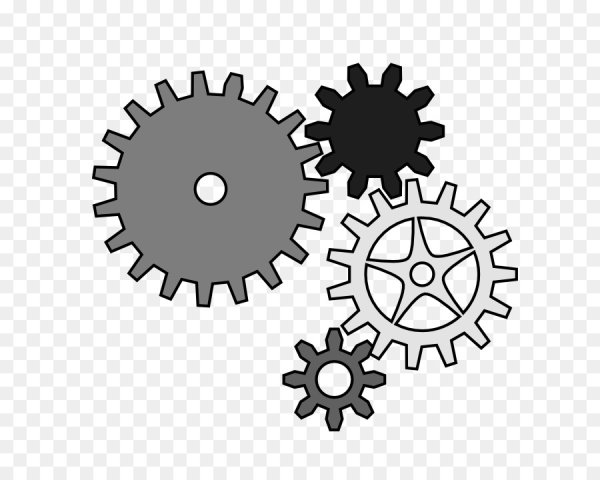 Стилизованная шестеренка