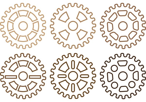 Шестеренка вектор