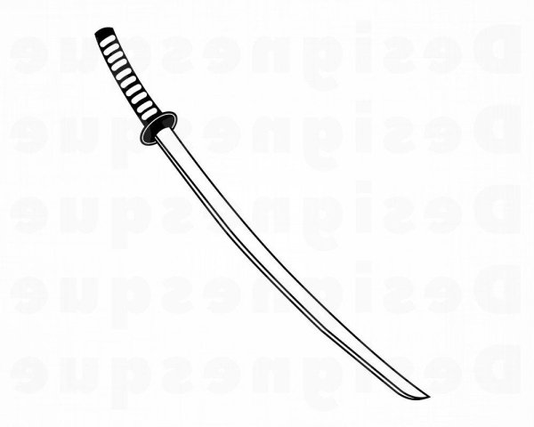 Катана набросок