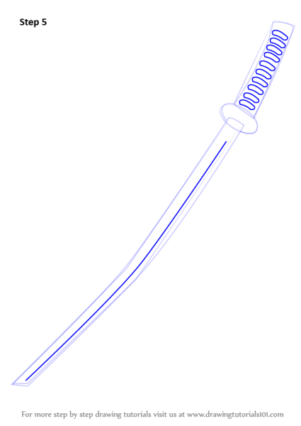 Катана рисунок