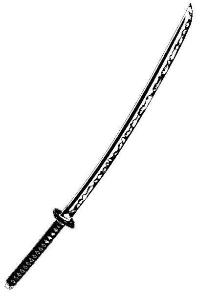 Эскиз катаны