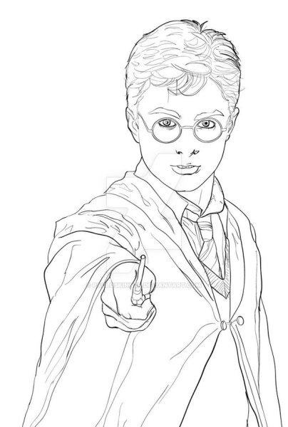 Гарри Поттер для срисовки
