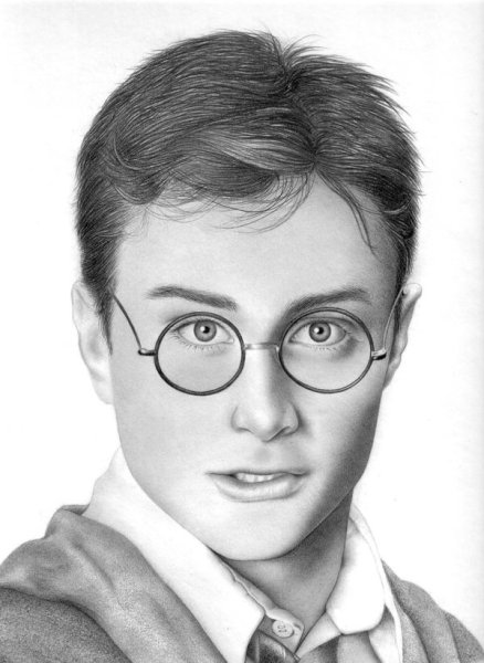 Гарри Рон и Гермиона рисунок