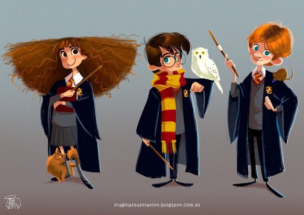 Гарри Рон и Гермиона