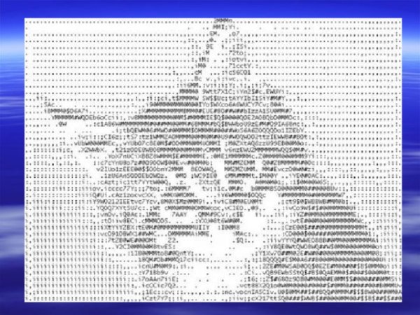 Картины из символов