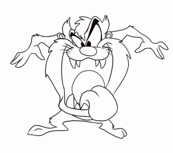 Мультяшные картинки для срисовки легкие