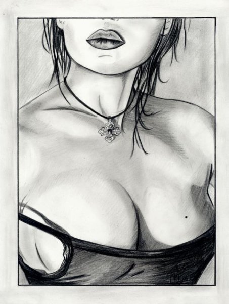 Грудь рисунок