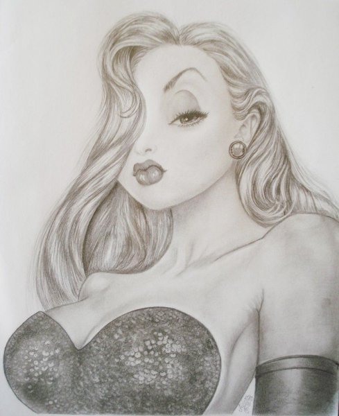 Грудь рисунок