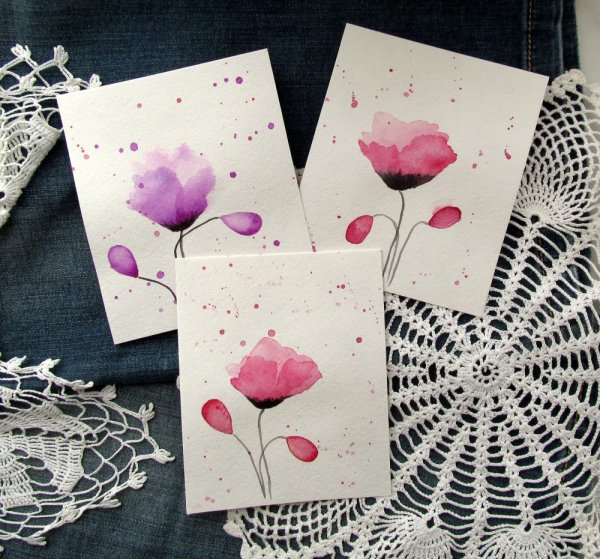 Идеи для открыток рисунки