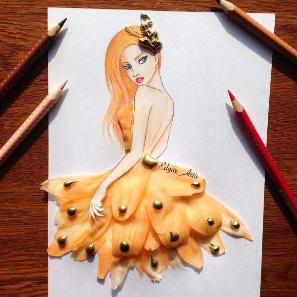 Фэшн иллюстрации Эдгар Артис